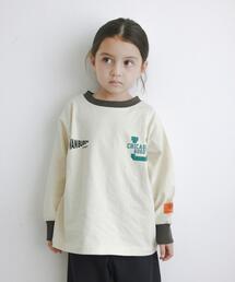 UNIVERSAL OVERALL | 【別注】＜UNIVERSAL OVERALL＞TJ EX フロントロゴ プリント Tシャツ 100cm-130cm(Tシャツ/カットソー)