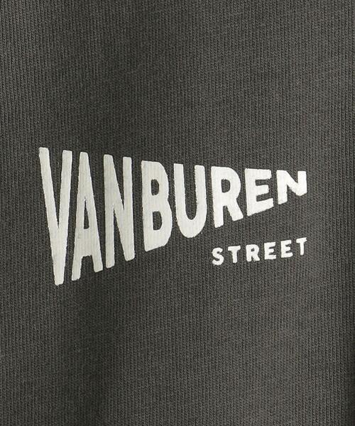 UNIVERSAL OVERALL(ユニバーサルオーバーオール)の「【別注】<UNIVERSAL OVERALL>TJ EX フロントロゴ プリント Tシャツ 100cm-130cm(Tシャツ/カットソー・キッズ・ブラック/ナチュラル・XS(100-110cm)/S(120-130cm))」の7枚目の写真