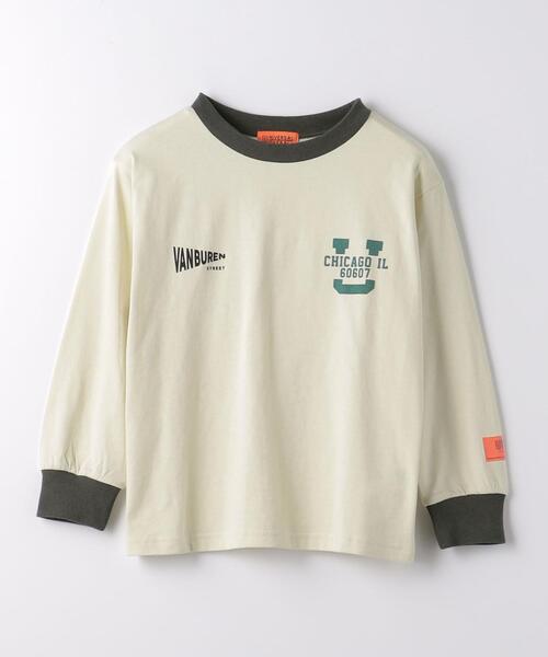 UNIVERSAL OVERALL(ユニバーサルオーバーオール)の「【別注】<UNIVERSAL OVERALL>TJ EX フロントロゴ プリント Tシャツ 100cm-130cm(Tシャツ/カットソー・キッズ・ブラック/ナチュラル・XS(100-110cm)/S(120-130cm))」の17枚目の写真