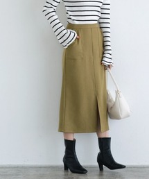 Pierrot | ウールライクスリットロングスカート(スカート)