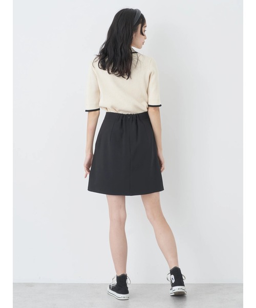 【美品】theory セーター ニット ポロ セール】Minkウールポロニット 152209（ニット/セーター