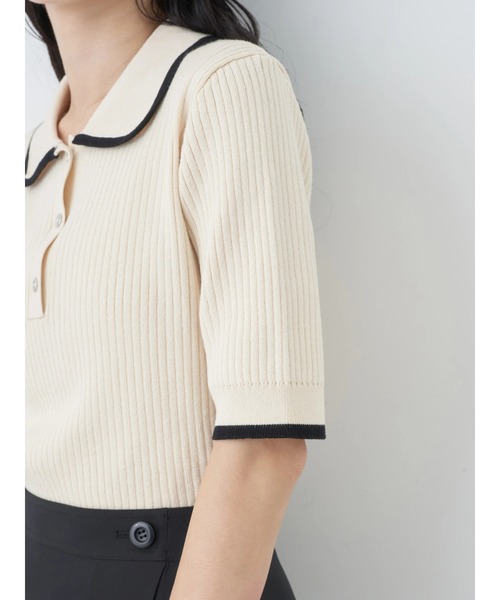 美品 earth music&ecology ポンチョ ニット ハイカットニット trim_ofcrs_item45865ac2460e11e