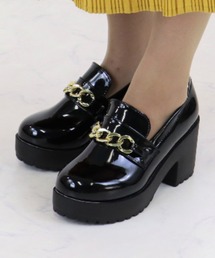 Liberty doll / 厚底 ローファー バックルベルト タッセルベルト チェーンベルト (3055)(3056)(3058)