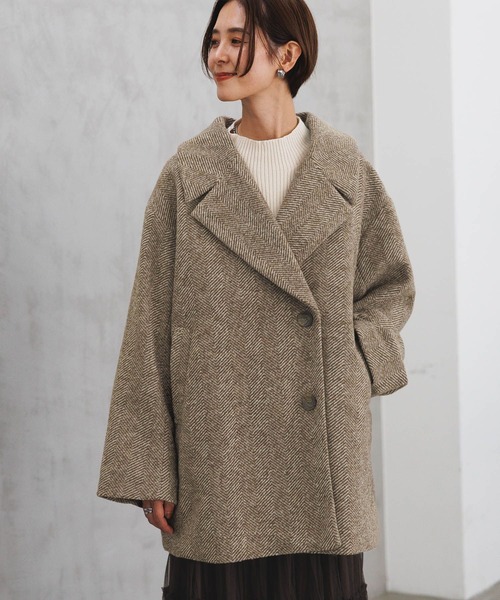 LEPSIM（レプシィム）の「7ゲージリブボトルネックプルオーバー　183605（ニット/セーター・レディース・イエロー/ライトブルー/アイボリー/ブラック/ブラウン/レッド・FREE）」の14枚目の写真