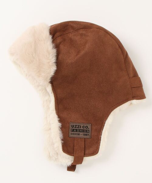 Bambin（ボンバン）の「【 Bambin / ボンバン 】 ミリタリー フライトキャップ（キャップ・キッズ・ブラウン/ブラック・FREE）」の11枚目の写真