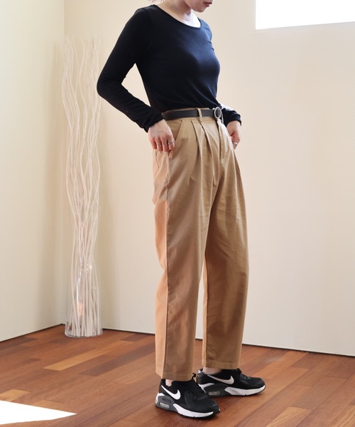 ULEULA(ウルア)の「ロングスリーブTシャツ(Tシャツ/カットソー・レディース・ブラック/ブラウン/アイボリー・FREE)」の11枚目の写真