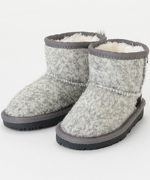 kladskap（クレードスコープ）の「アニマルムートンブーツ（ブーツ・キッズ・グレー/カーキ・14cm/15cm/16cm/17cm/18cm）」の14枚目の写真