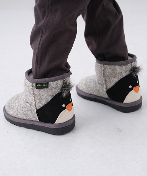 kladskap（クレードスコープ）の「アニマルムートンブーツ（ブーツ・キッズ・グレー/カーキ・14cm/15cm/16cm/17cm/18cm）」の13枚目の写真