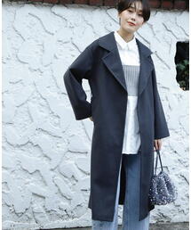 N.（N. Natural Beauty Basic） | 【S Size Line】◆エアニーメルトンガウンコート(チェスターコート)