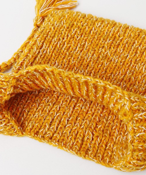 チャイハネ（チャイハネ）の「【チャイハネ】猫耳ニットキャップ（ニットキャップ/ビーニー・レディース・ホワイト/ブラック/マスタード・FREE）」の8枚目の写真