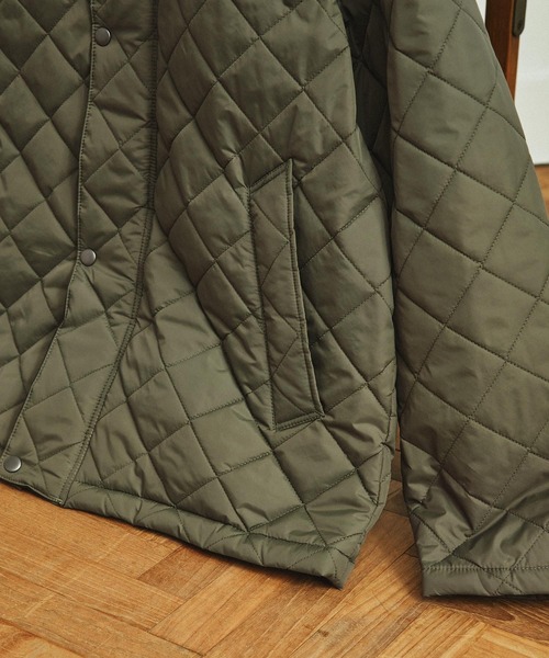 EMMA CLOTHES（エマクローズ）の「オーバーサイズ 襟コーデュロイ 撥水ナイロンキルティングジャケット（ブルゾン・メンズ・キャメル/ブラック/カーキ/チャコール・M/L）」の16枚目の写真