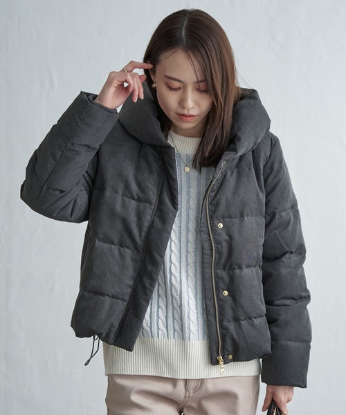 ikka（イッカ）の「【洗える】ダウン細コールジャケット（ダウン