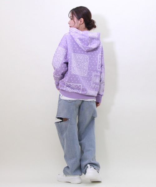 親子お揃い バンダナ柄パーカー 8853A（パーカー）｜BABYDOLL（ベビー