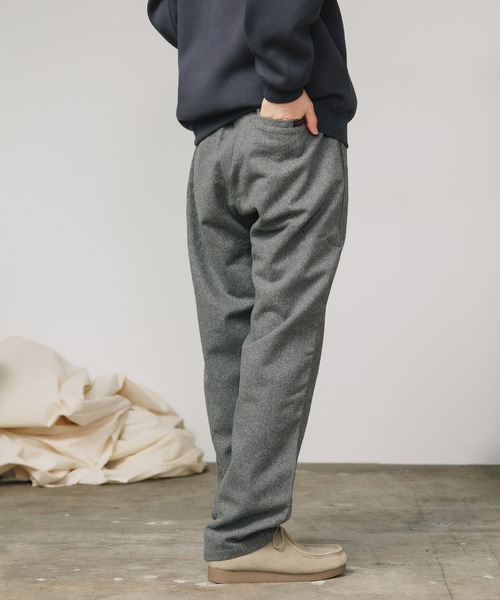 グラミチ ウールブレンドタックテーパードパンツ グラミチ ウールパンツ GRAMICCI (グラミチ) WOOL BLEND TUCK TAPERED