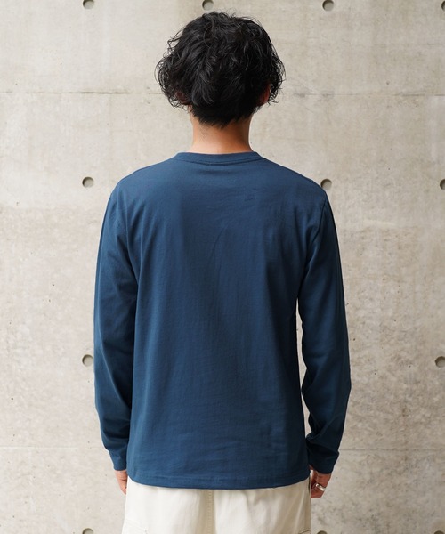 jiggys shop(ジギーズショップ)の「ロゴ刺繍ロンT 長袖Tシャツ カットソー(Tシャツ/カットソー・メンズ・ホワイト/ブラック/ネイビー・MEDIUM/LARGE)」の6枚目の写真