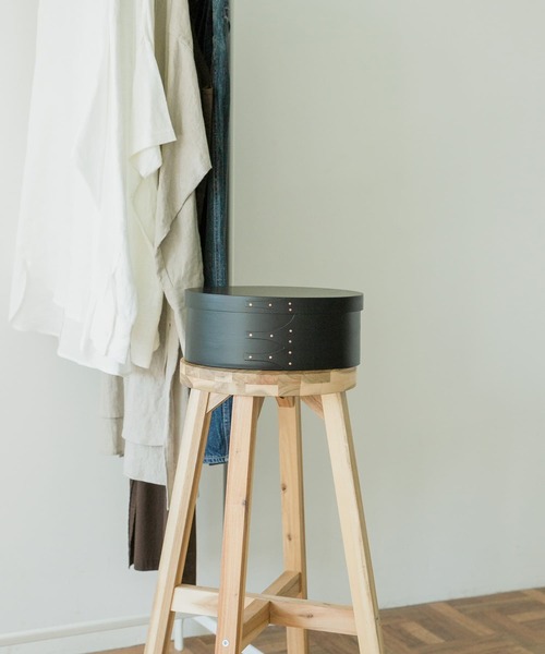 URBAN RESEARCH DOORS（アーバンリサーチドアーズ）の「『WEB限定』AXCIS　シェーカーオーバルボックス M ブラック（インテリア雑貨・レディース・ブラック・MEDIUM）」の13枚目の写真