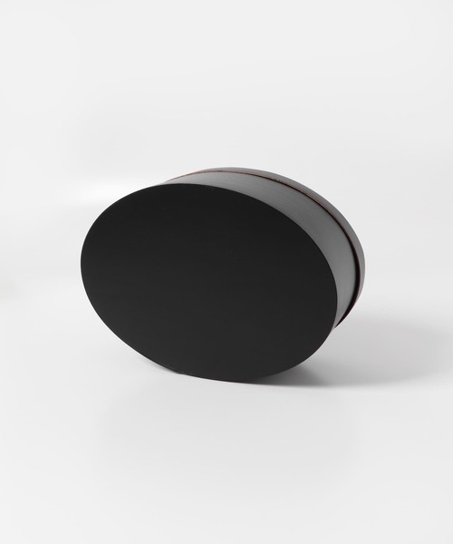 URBAN RESEARCH DOORS（アーバンリサーチドアーズ）の「『WEB限定』AXCIS　シェーカーオーバルボックス M ブラック（インテリア雑貨・レディース・ブラック・MEDIUM）」の4枚目の写真