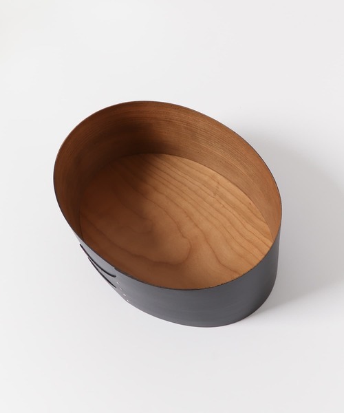 URBAN RESEARCH DOORS（アーバンリサーチドアーズ）の「『WEB限定』AXCIS　シェーカーオーバルボックス M ブラック（インテリア雑貨・レディース・ブラック・MEDIUM）」の3枚目の写真