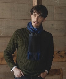 matti totti（マッティトッティ）の「【matti totti】カシミヤ マフラー カシミア 100％ 大判 メンズ チェック 柄 ボーダー ブロック カシミヤマフラー カシミアマフラー（マフラー）」