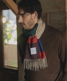 matti totti｜マッティトッティのマフラー（ベージュ系・チェック柄