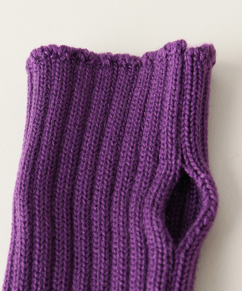 JOINT WORKS（ジョイントワークス）の「【ANDER / アンダー】AK-25FINGERLESS LINE GLOVE（手袋・レディース・パープル/ブラック/チャコールグレー・FREE）」の7枚目の写真