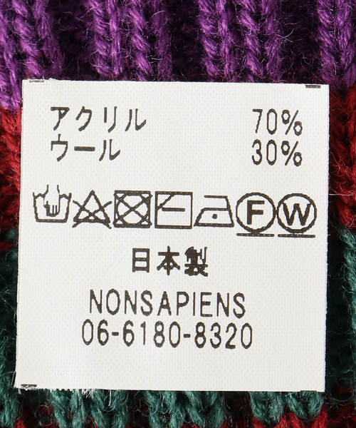 JOINT WORKS（ジョイントワークス）の「【ANDER / アンダー】AK-25FINGERLESS LINE GLOVE（手袋・レディース・パープル/ブラック/チャコールグレー・FREE）」の10枚目の写真