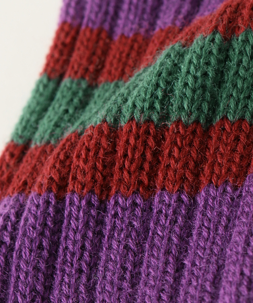 JOINT WORKS（ジョイントワークス）の「【ANDER / アンダー】AK-25FINGERLESS LINE GLOVE（手袋・レディース・パープル/ブラック/チャコールグレー・FREE）」の13枚目の写真