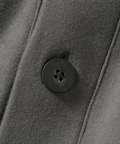 BEAMS LIGHTS（ビームスライツ）の「BEAMS LIGHTS / 裏毛 バルーンシルエット カーディガン（カーディガン/ボレロ・メンズ・チャコールグレー/ブラック/ブルー系その他3・SMALL/MEDIUM/LARGE）」の12枚目の写真