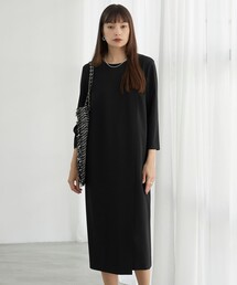 ICB（アイシービー）の「【新色追加・防シワ・速乾・洗える】Fied デザインワンピース（ワンピース）」