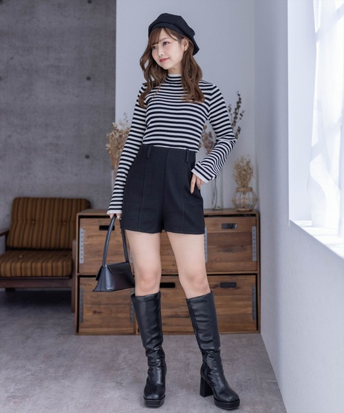 clear（クリア）の「×タイトショートパンツ(無地)（その他パンツ・レディース・ブラック/グレー・S/M）」の13枚目の写真