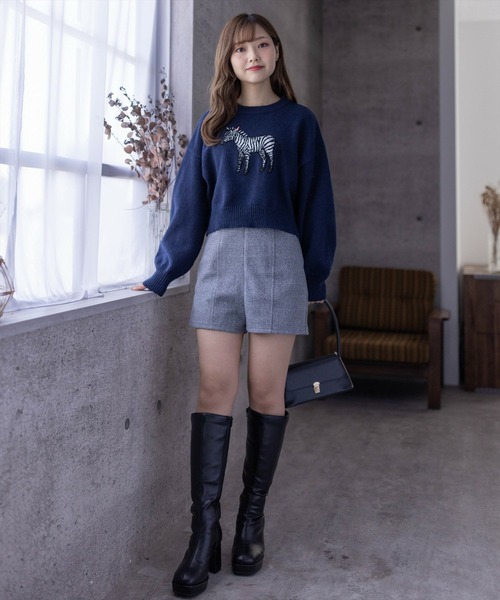 clear（クリア）の「×タイトショートパンツ(無地)（その他パンツ・レディース・ブラック/グレー・S/M）」の14枚目の写真