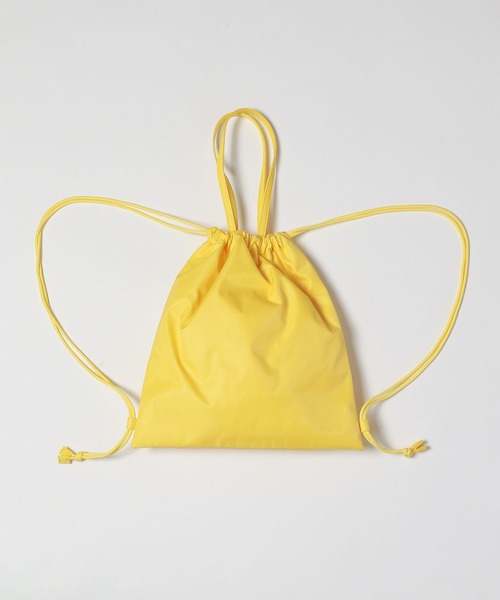 ALAND（エーランド）の「【UNISEX】GROVE×ALAND／GVロゴナップサック /グローブ/ 2991085（バックパック/リュック・レディース・ピンク/イエロー/ブラック・ONE SIZE）」の11枚目の写真