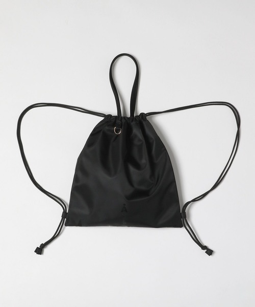 ALAND（エーランド）の「【UNISEX】GROVE×ALAND／GVロゴナップサック /グローブ/ 2991085（バックパック/リュック・レディース・ピンク/イエロー/ブラック・ONE SIZE）」の12枚目の写真