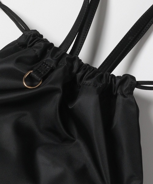 ALAND（エーランド）の「【UNISEX】GROVE×ALAND／GVロゴナップサック /グローブ/ 2991085（バックパック/リュック・レディース・ピンク/イエロー/ブラック・ONE SIZE）」の15枚目の写真