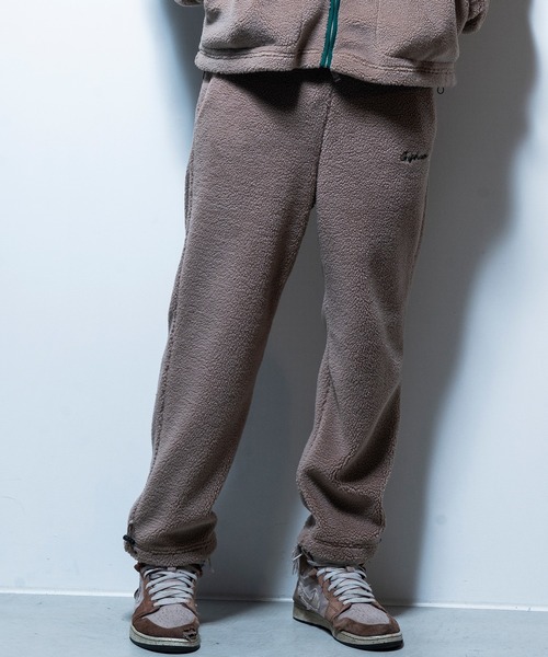 GISHER(ギッシャー)の「BOA FLEECE PANTS(スウェットパンツ・メンズ・ブルー/グレイッシュベージュ/ブラック/ホワイト・MEDIUM/LARGE)」の4枚目の写真
