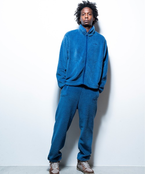 GISHER(ギッシャー)の「BOA FLEECE PANTS(スウェットパンツ・メンズ・ブルー/グレイッシュベージュ/ブラック/ホワイト・MEDIUM/LARGE)」の17枚目の写真