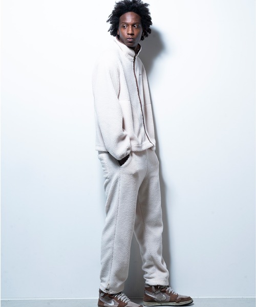 GISHER(ギッシャー)の「BOA FLEECE PANTS(スウェットパンツ・メンズ・ブルー/グレイッシュベージュ/ブラック/ホワイト・MEDIUM/LARGE)」の7枚目の写真