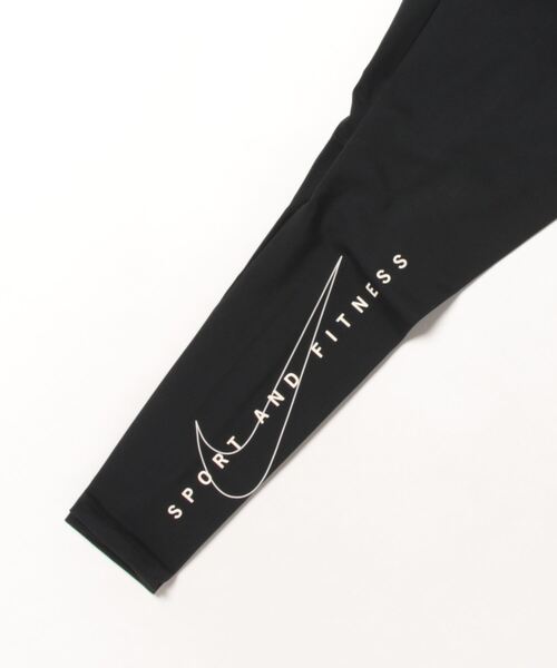 NIKE(ナイキ)の「《NIKEアパレル》ウィメンズワンDFHRグラフィック7/8タイツ(タイツ/ストッキング・レディース・バイオレット/ブラック・XL/L/M/S)」の4枚目の写真