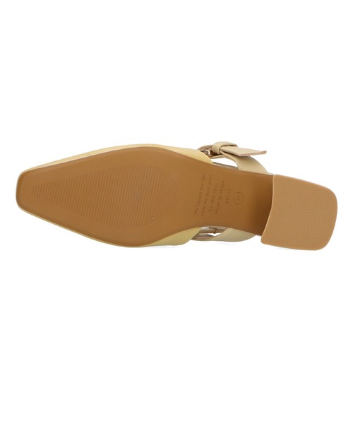 ORiental TRaffic(オリエンタルトラフィック)の「変形ヒールバックストラップパンプス 41101(パンプス・レディース・グリーン/ブラック/イエロー/ベージュ・33/34/35/36/37/38/39/40/41/42/43)」の9枚目の写真