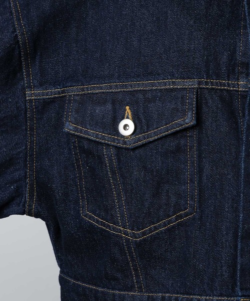 ジャケット・アウター roll up short denim setup Happy John（ハッピージョン）の「roll up short denim jacket