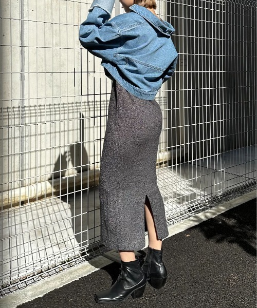 ジャケット・アウター roll up short denim setup デニムジャケット&ロールアップショートデニムパンツSET