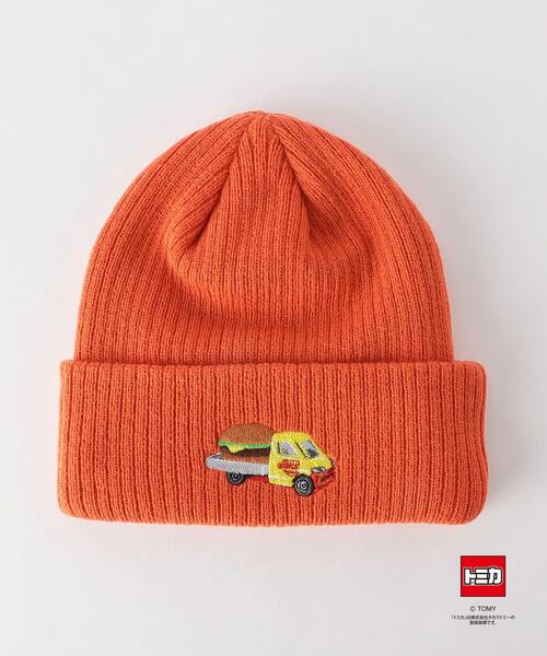 green label relaxing（グリーンレーベルリラクシング）の「【別注】＜TOMICA＞ ニットキャップ / ニット帽（ニットキャップ/ビーニー・キッズ・ケリー/コバルトブルー/オレンジ/ブラック・FREE(53-55cm)）」の4枚目の写真