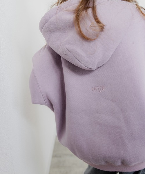 ooju（オージュ）の「【ooju】スウェットフーディー(キッズ)（パーカー・キッズ・ブラウン/グレー/ラベンダー・1/2/4/3）」の8枚目の写真
