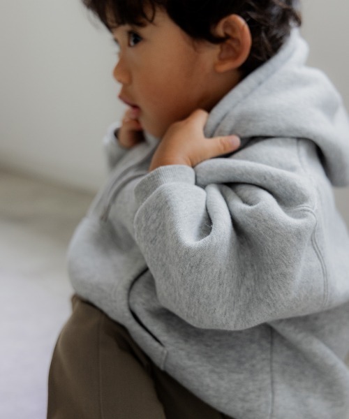 ooju（オージュ）の「【ooju】スウェットフーディー(キッズ)（パーカー・キッズ・ブラウン/グレー/ラベンダー・1/2/4/3）」の13枚目の写真