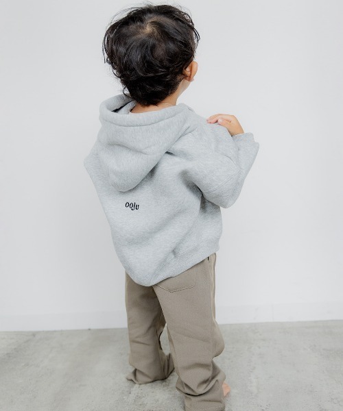 ooju（オージュ）の「【ooju】スウェットフーディー(キッズ)（パーカー・キッズ・ブラウン/グレー/ラベンダー・1/2/4/3）」の7枚目の写真