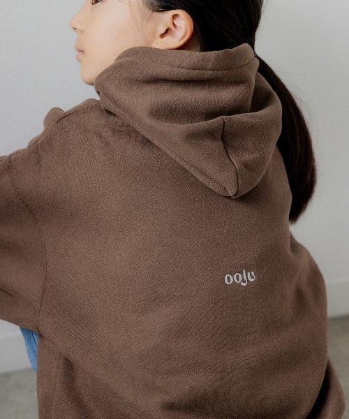 ooju（オージュ）の「【ooju】スウェットフーディー(キッズ)（パーカー・キッズ・ブラウン/グレー/ラベンダー・1/2/4/3）」の12枚目の写真