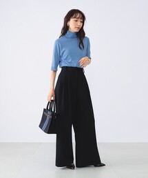 Demi-Luxe BEAMS | Demi-Luxe BEAMS / ポプリン 2タックパンツ(その他パンツ)
