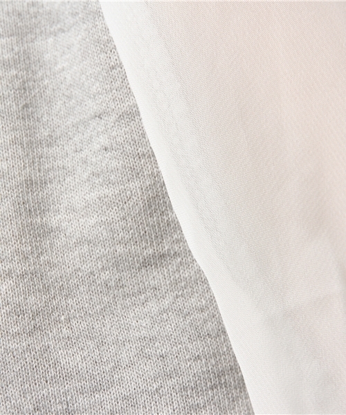 WEGO（ウィゴー）の「WEGO/パールシフォンスリーブスウェット（スウェット・レディース・ネイビー/杢グレー/オフホワイト・FREE）」の14枚目の写真