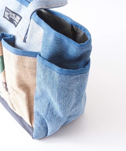 CUBE SUGAR（キューブシュガー）の「リメイクデニムジュート切替
