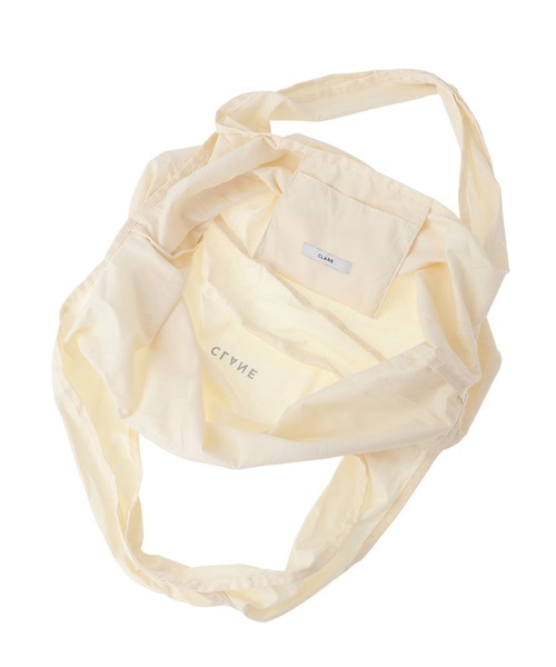 CLANE(クラネ)の「POCKETABLE ECO BAG(エコバッグ/サブバッグ・レディース・ピンク/カーキ/ネイビー/アイボリー・FREE)」の11枚目の写真